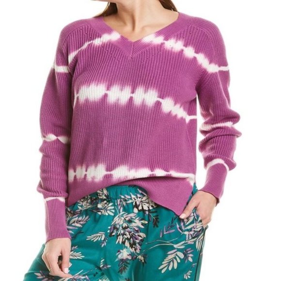 Johnny Was Sweaters - Johnny Was Tie Dye Pullover Sweater Sweatshirt L